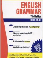 Schaum''s Outline of English Grammar, Third Edition (luyen thi TOIEC)