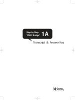 Step by step TOEIC 1a AK transcript 586 (luyen thi toiec)