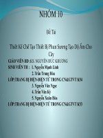 Thiết kế chế tạo thiết bị phun sương tạo dộ ẩm cho cây