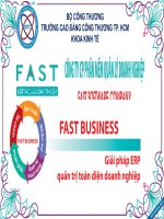 Phần mềm quản trị nguồn lực doanh nghiệp Fast business ERP