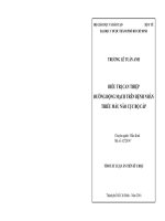 Điều trị can thiệp đường động mạch trên bệnh nhân thiếu máu não cục bộ cấp