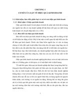 MỘT SỐ GIẢI PHÁP NHẰM NÂNG CAO HIỆU QUẢ KINH DOANH TẠI CÔNG TY CỔ PHẦN DẦU THỰC VẬT BÌNH ĐỊNH