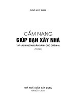 cẩm nang cho người xây nhà phần 01