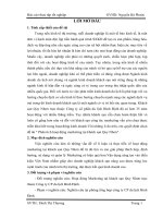 Phân tích hoạt động marketing tại khách sạn Quy Nhơn