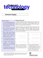 Sự tạo ảnh trong siêu âm (Harmonic imaging)