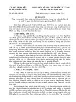 KẾ HOẠCH Tăng cường phối hợp nâng cao hiệu quả công tác phong trào toàn dân bảo vệ an ninh Tổ quốc trên địa bàn huyện giai đoạn 2012 2016