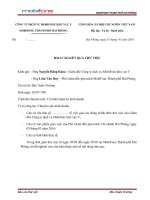 Báo cáo thử việc tại mobiphone hải phòng 