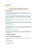 Triệu chứng học nội khoa: Chương VII triệu chứng học nội tiết