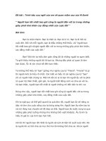 Phân tích quan niệm về bạn của MGorki