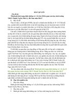 Đánh giá tình trạng dinh dưỡng và 1 số yếu tố liên quan của học sinh trường THCS Thanh Tuyền, Phủ Lý, Hà Nam năm 2014