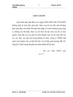 Một số giải pháp nhằm cải tiến đào tạo và phát triển nguồn nhân lực tại công ty TNHH nhà nước một thành viên cơ khí hà nội 