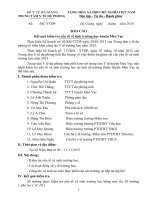 BÁO CÁO Kết quả kiểm tra yếu tố vệ sinh trường học huyện Mèo Vạc