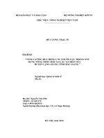 Giải pháp tăng cường huy động các nguồn lực trong xây dựng nông thôn mới tại các xã miền núi huyện lạng giang, tỉnh bắc giang 