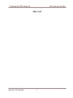 thiết kế mạng lưới điện cho một khu vực gồm các hộ tiêu thụ điện loại i và III 