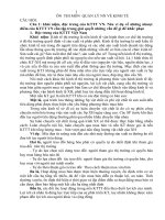 TÀI LIỆU ÔN THI MÔN QUẢN LÝ NHÀ NƯỚC VỀ KINH TẾ