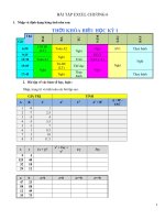 Bai tap chuong 6 của môn học đại cương về năm nhất