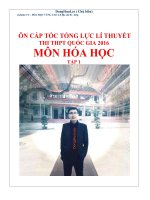 LY THUYET MON HOA HOC ( Luyen thi dai hoc 2016)