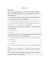 cơ sở thực tập tại NGÂN HÀNG NÔNG NGHIỆP VÀ PHÁT TRIỂN NÔNG THÔN VIỆT NAM  CHI NHÁNH HUYỆN PHÙ CÁT BÌNH ĐỊNH