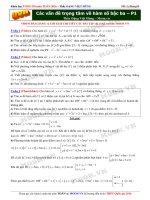 01 cac van de trong tam ve ham bac ba p1 BG(2016) 