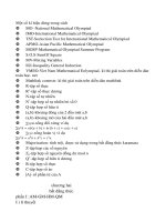 Một số bài bất đẳng thức