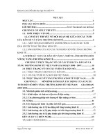 PHÂN TÍCH tác ĐỘNG của cơ cấu TUỔI của dân số tới TĂNG TRƯỞNG KINH tế VIỆT NAM 