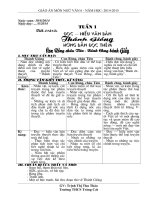 GIÁO án môn NGỮ văn 6   năm học 2014 2015 