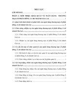 báo cáo thực tập tại ngân hàng thương mại cổ phần Đông Á - chi nhánh Gia Lai