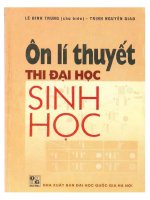 On ly thuyet mon Sinh ( Luyen thi dai hoc )