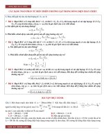 tom tat  DONG DIEN XOAY CHIEU cuc chuan ( Luyen thi dai hoc THPTQG )