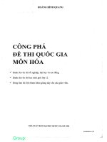 Cong PHa de thi dai hoc mon hoa