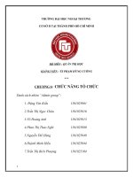 Báo cáo chương 6 chức năng tổ chức