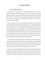 Báo cáo thực tập Thực trạng tổ chức và hoạt động của tổ chức Đoàn thanh niên Cộng sản Hồ Chí Minh