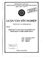 THIẾT kế và THI CÔNG MẠCH đếm sản PHẨM DÙNG VI điều KHIỂN 89c51 