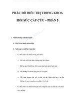 PHÁC đồ điều TRỊ TRONG KHOA hồi sức cấp cứu phần 5 