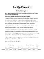 Nghiên cứu về điều chế xung mã PCM viết chương trình matlab thực hiện các bước của kỹ thuật điều chế xung mã PCM 