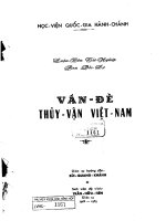 vấn đề thủy vận việt nam 