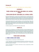 Triệu chứng học nội khoa: Chương IX triệu chứng học bộ máy cơ xương khớp