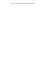 PHIẾU KHẢO SÁT NHÂN VIÊN Y TẾ THÔN BẢN