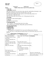 Giáo án hóa học lớp 9 tuần 11 đến tuần 15