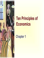 Ten principles of economics