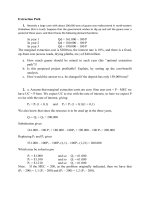 Bài tập kinh tế môi trường