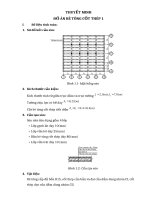 thuyết minh đồ án bê tông cốt thép 1