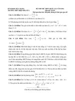 free đề thi thử toán trường thpt hiệp hòa 