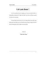 Đồ án tổng hợp hệ thống truyền động điện một chiều