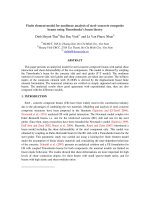 Finite element model for nonlinear analysis of steel–concrete composite beams using Timoshenkos beam theory