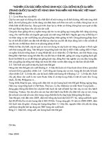 NGHIÊN CỨU ĐẶC ĐIỂM NÔNG SINH HỌC CỦA GIỐNG BƯỞI SA ĐIỀN(TRUNG QUỐC) TẠI MỘT SỐ VÙNG SINH THÁI MIỀN NÚI PHÍA BẮC VIỆT NAM