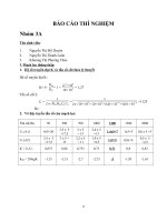 Báo cáo thí nghiệm mạch lọc