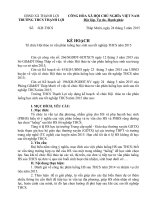 KẾ HOẠCH Tổ chức Hội thảo tư vấn phân luồng học sinh sau tốt nghiệp trung học cơ sở năm 2015