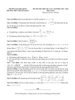 2016 hanoi lan1 toan THPTChuyen KHTN 