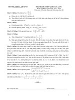 free đề thi thử trường thpt lam kinh lần 1 